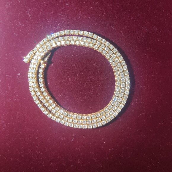 Infinity Jewelry Jewelry - 14k Diamond 5 ct Tennis Necklace